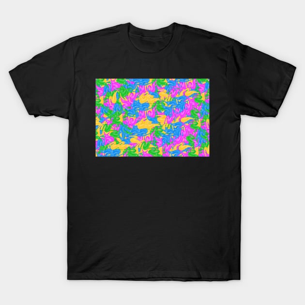 Fuzzy Wiggly worms on a string. It's Worm Time Babey! T-Shirt by gogo-jr